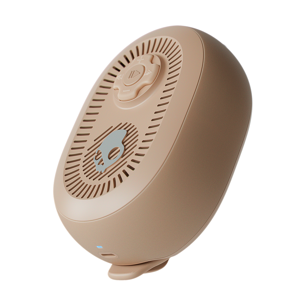Beige speaker with a white background | Primer