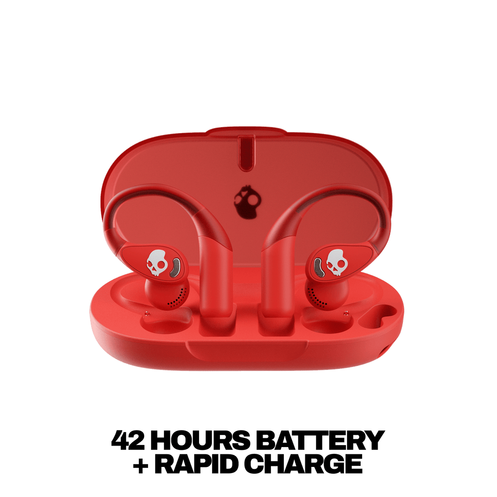Skullcandy Push 540 Open wireless open-ear headphones with long-lasting battery and compact charging case for all-day performance | Plasma