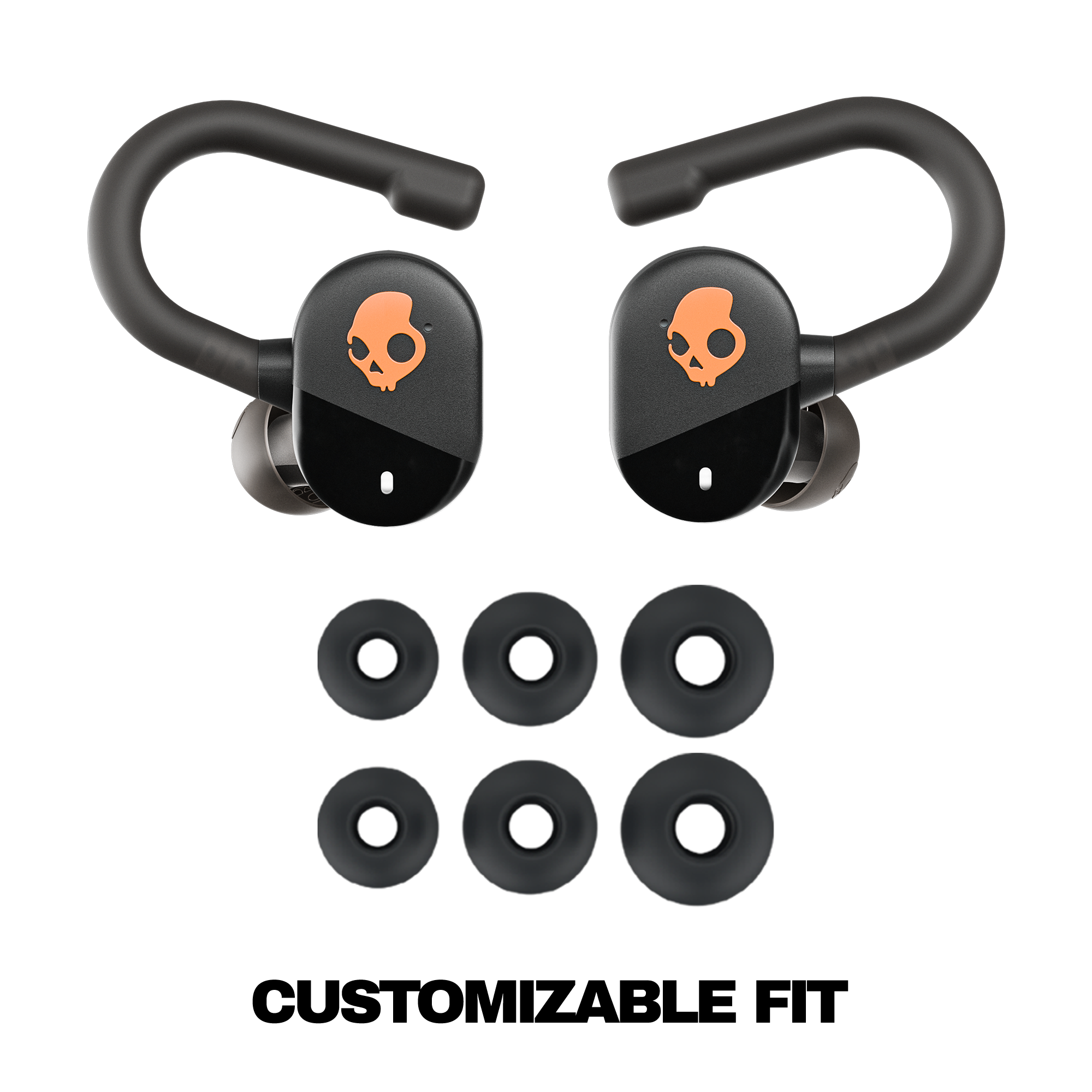 Black/Orange