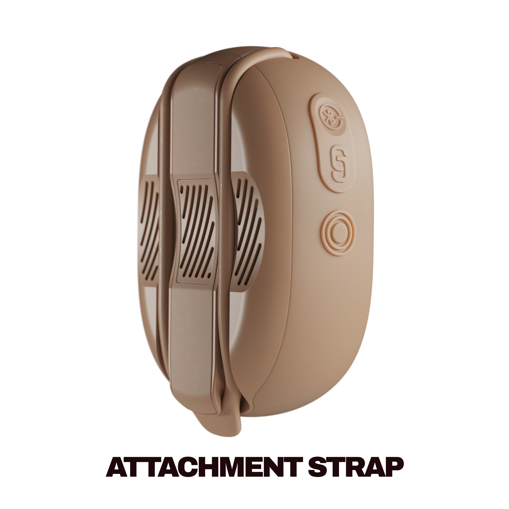 Beige attachment strap on a white background | Primer
