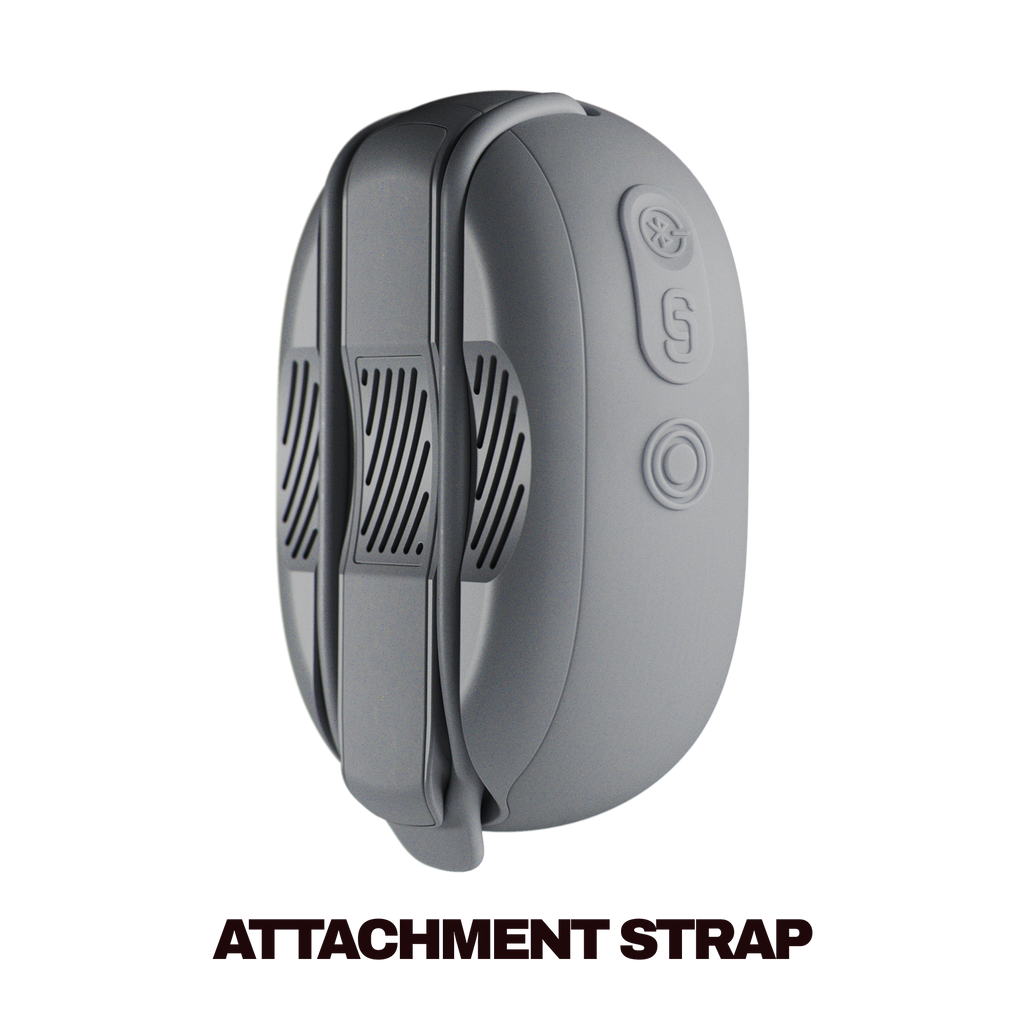 Gray attachment strap on a white background | Cement