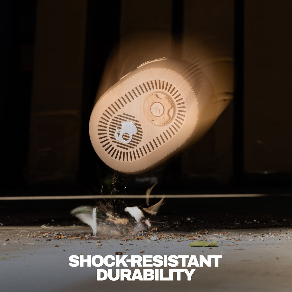 Shock-resistant durability of a product with text overlay | Primer