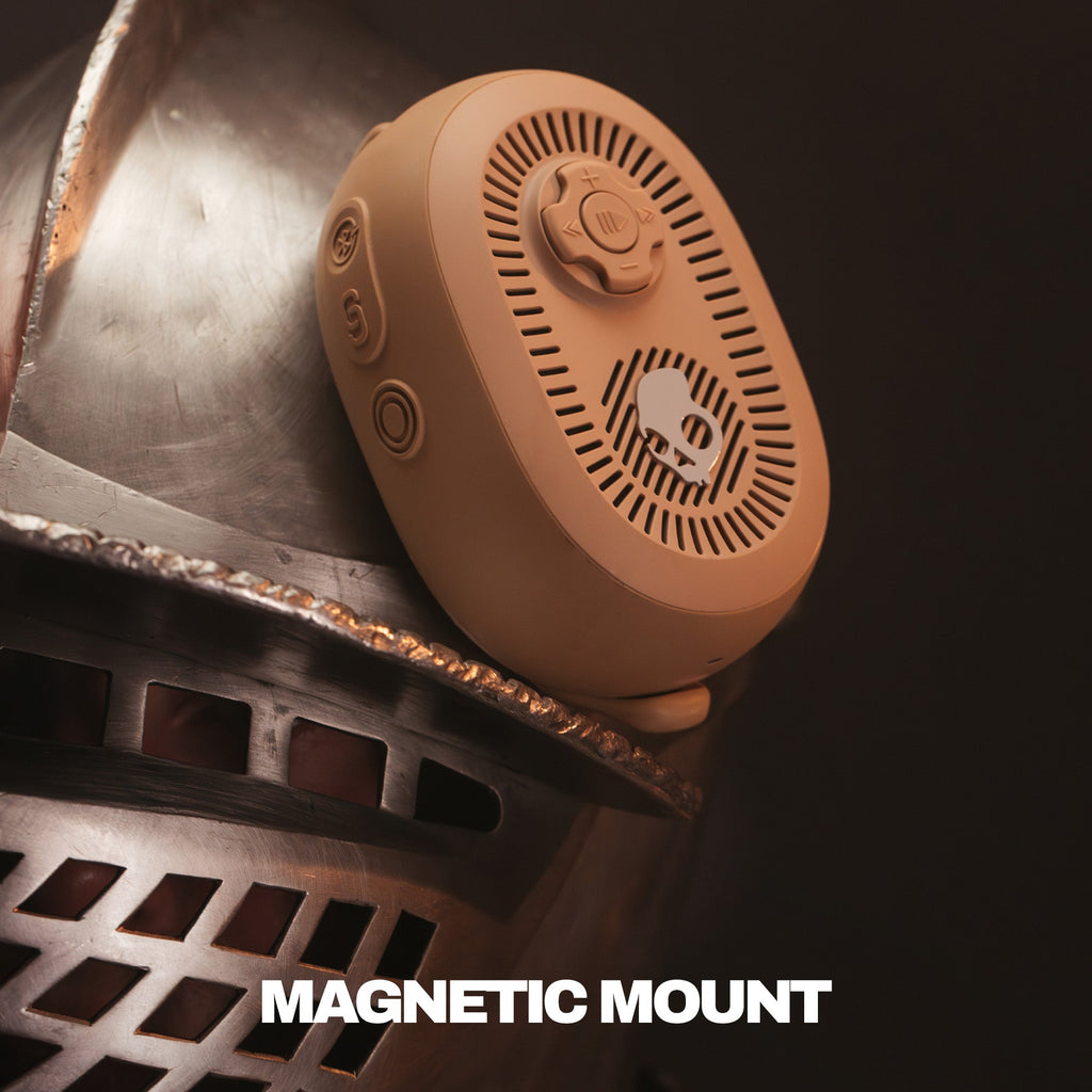 Brown magnetic mount on a metallic surface with 'MAGNETIC MOUNT' text. | Primer