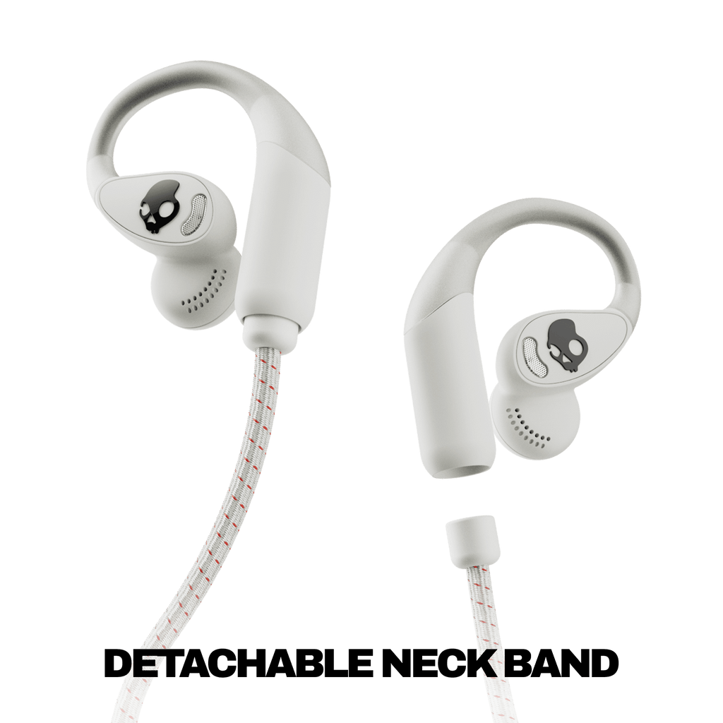Skullcandy Push 540 Open wireless open-ear headphones with magnetic detachable braided cable for secure all-day comfort | Bone